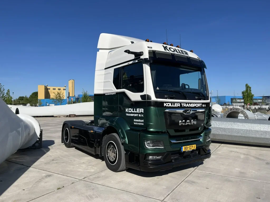 Koller Transport 启用首辆曼恩 e-TGS 电动牵引车