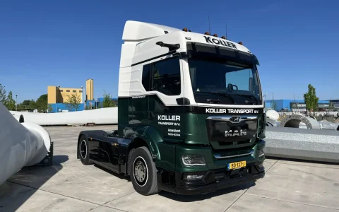 Koller Transport 启用首辆曼恩 e-TGS 电动牵引车