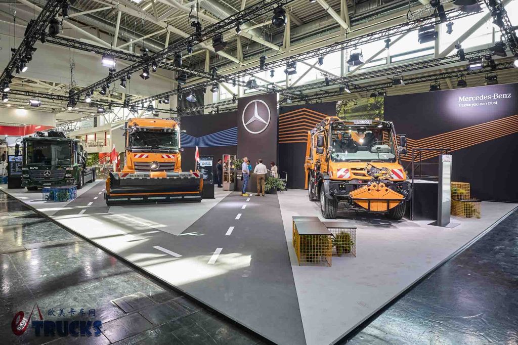 reEconic循环经济概念车、乌尼莫克多用途机具抢眼，带您看奔驰卡车IFAT 2026展品阵容