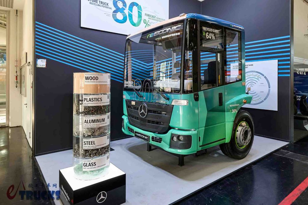 reEconic循环经济概念车、乌尼莫克多用途机具抢眼,带您看奔驰卡车IFAT 2026展品阵容