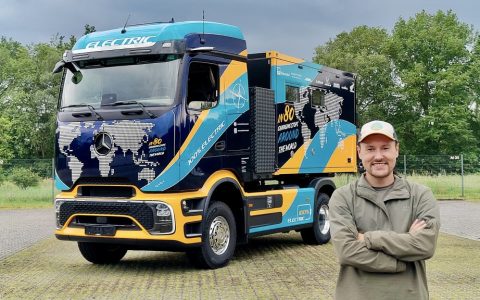 双轴驰骋旷野：梅赛德斯-奔驰eActros 600探险版与多款乌尼莫克亮相2026全轮驱动冒险展