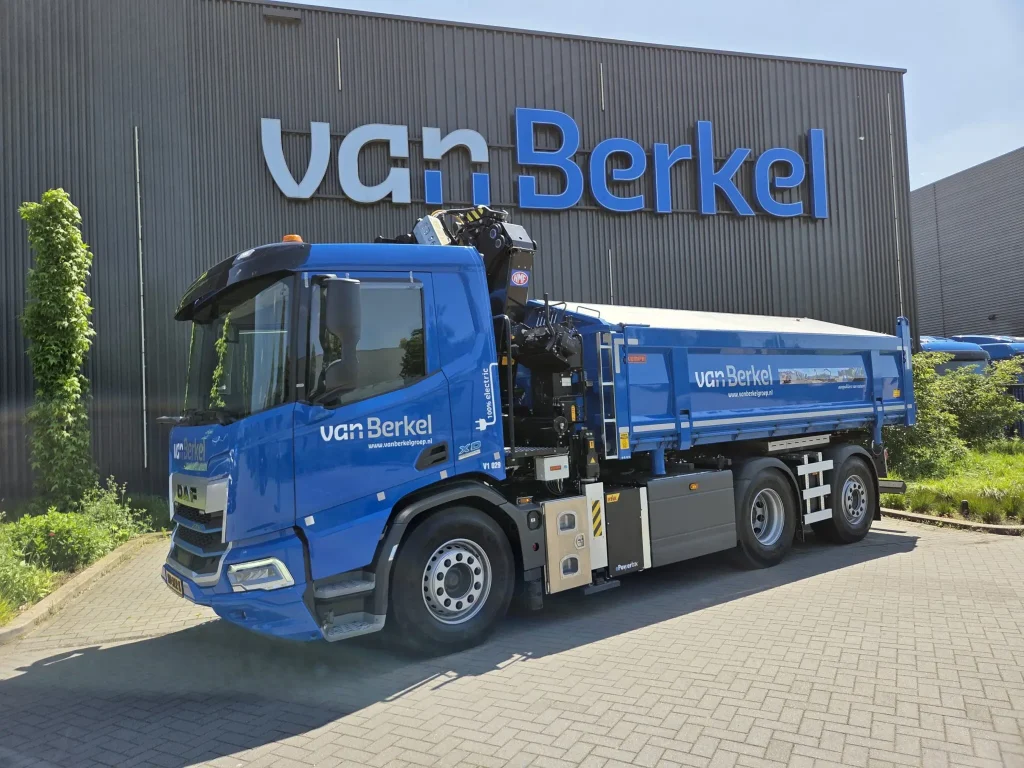 Van Berkel集团采用DAF XD 270 FAN Electric，实现建筑工地零排放运输