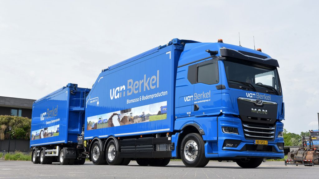 荷兰Van Berkel集团接收第100辆曼恩卡车：电动化与车队更新并行