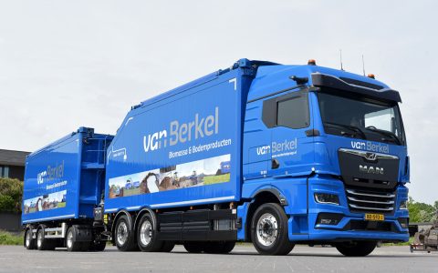 荷兰Van Berkel集团接收第100辆曼恩卡车：电动化与车队更新并行