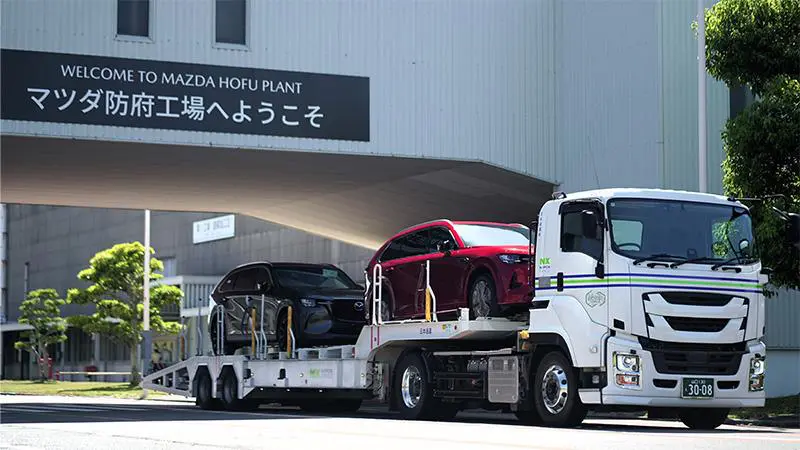 日本通运采用HVO生物燃料为马自达提供运输服务