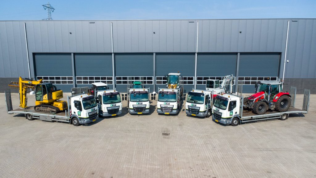 Engelen Groen公司接收第六辆DAF LF平板运输车