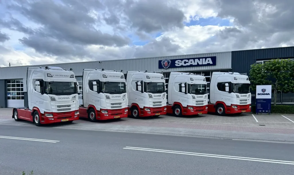 H. van der Burgt Transport公司接收五辆斯堪尼亚Super牵引车
