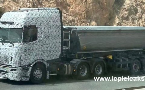 疑似下一代斯堪尼亚/曼恩新车，西班牙高温测试谍照曝光