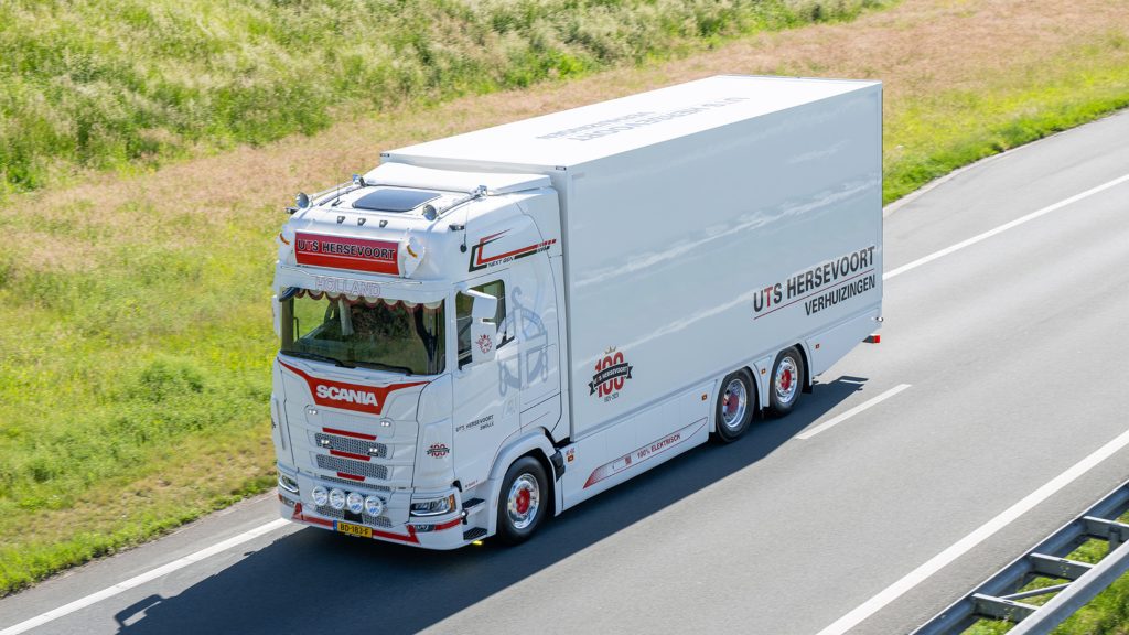 UTS Hersevoort公司启用电动斯堪尼亚载货车