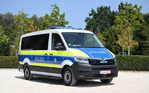 MAN TGE投入公共秩序与安全保障服务，德国联邦警察授予曼恩卡车与客车公司高达1,000辆厢式车框架合同