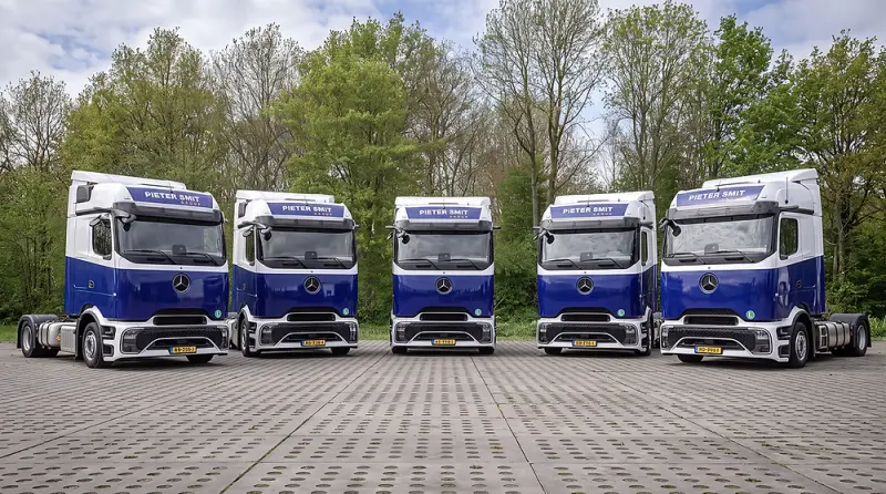 Pieter Smit订购45辆梅赛德斯-奔驰卡车,含首批5辆eActros Lowliner