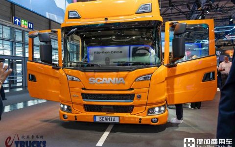 2026IAA：熟悉的斯堪尼亚，不一样的“低姿态”：30 L纯电动低入口卡车深度实拍评测