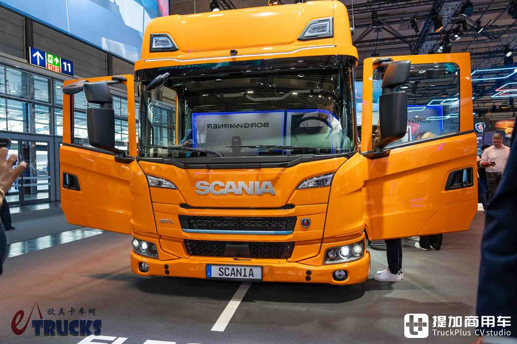 2026IAA：熟悉的斯堪尼亚，不一样的“低姿态”：30 L纯电动低入口卡车深度实拍评测