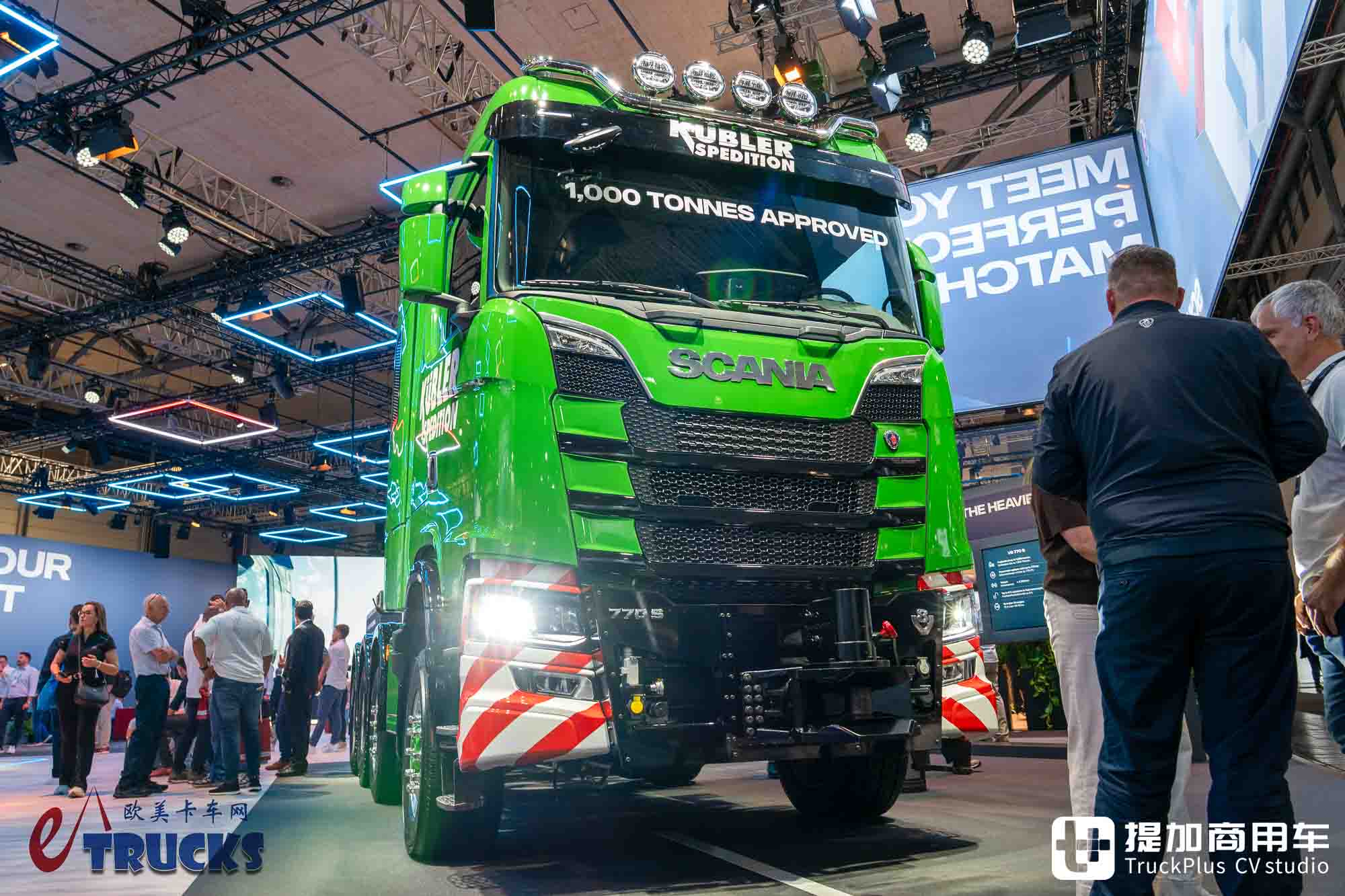 2026IAA：斯堪尼亚千吨王来了！8×6驱动配770匹V8机，770 S大件牵引车深度实拍评测