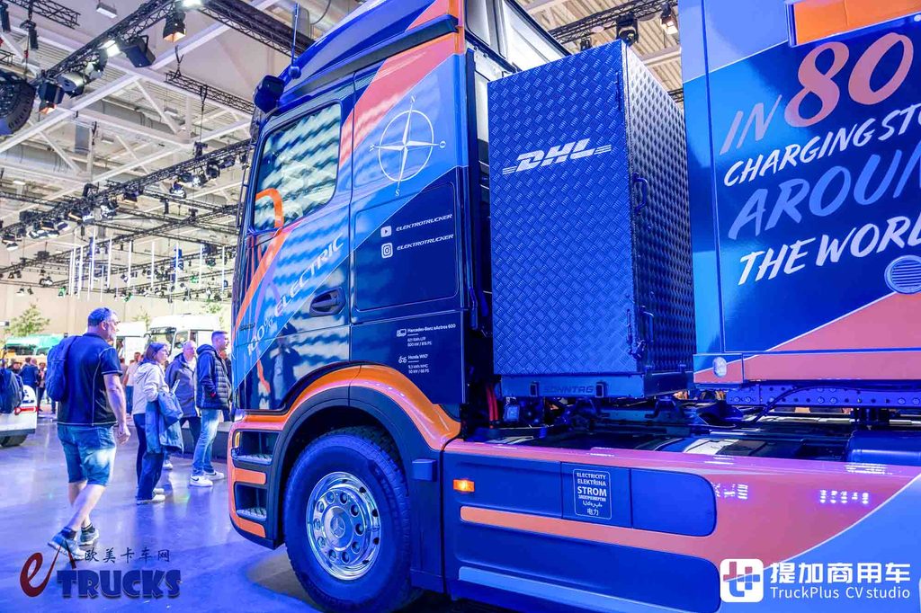 2026IAA:会来中国!化身房车还带越野摩托,奔驰eActros 600开启环球80充挑战