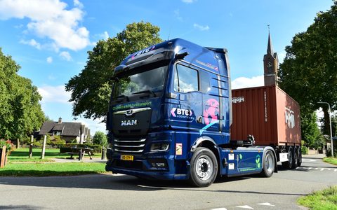 BTC Logistiek迎来第六辆MAN eTGX电动牵引车，领跑集装箱运输电动化