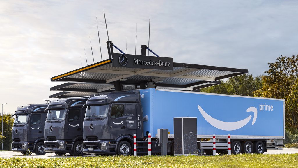 亚马逊在德国部署超50辆奔驰eActros 600电动卡车