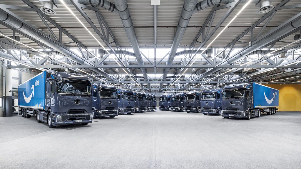亚马逊在德国部署超50辆奔驰eActros 600电动卡车
