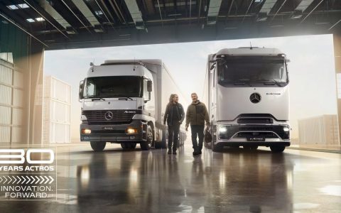 2026IAA：奔驰Actros六代同堂！三十年进化，它就是一部现代重卡技术演进史