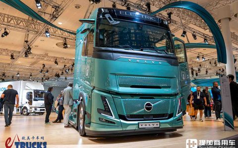 2026IAA：三星电池独苗，续航700公里？沃尔沃FH Aero长续航版电动重卡深度实拍评测
