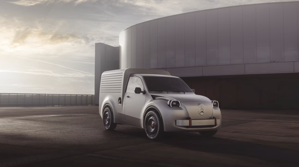 雪铁龙2CV Fourgonnette概念车:厢式小鸭以电动研究车回归