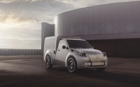 雪铁龙2CV Fourgonnette概念车：厢式小鸭以电动研究车回归